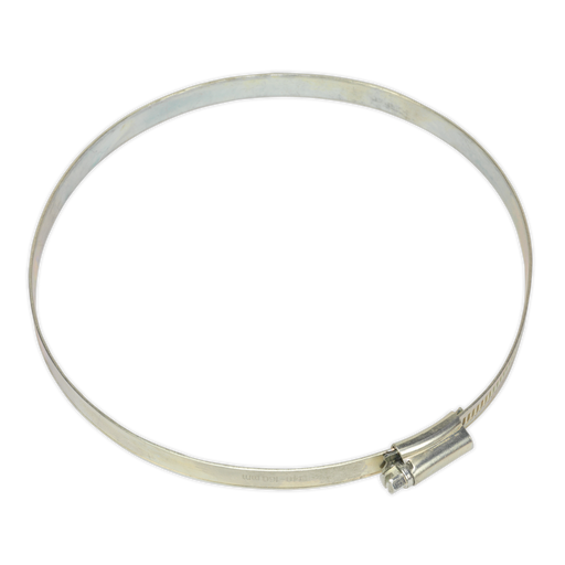 Sealey SHC7 Hose Clip Zinc Plated Ø140-160mm Pack of 10