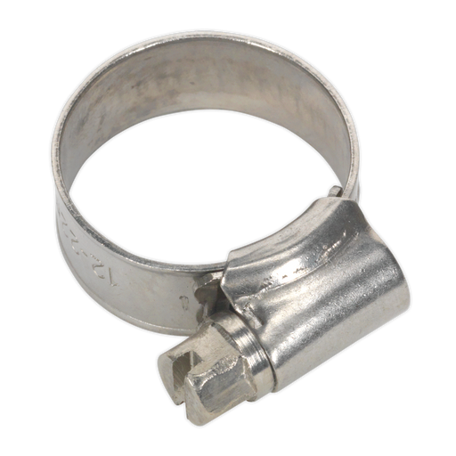 Sealey SHCSS00 Hose Clip Stainless Steel Ø16-22mm Pack of 10