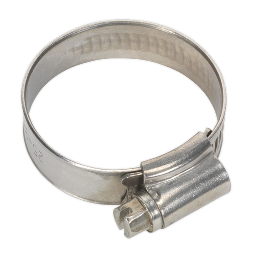 Sealey SHCSS1A Hose Clip Stainless Steel Ø25-38mm Pack of 10