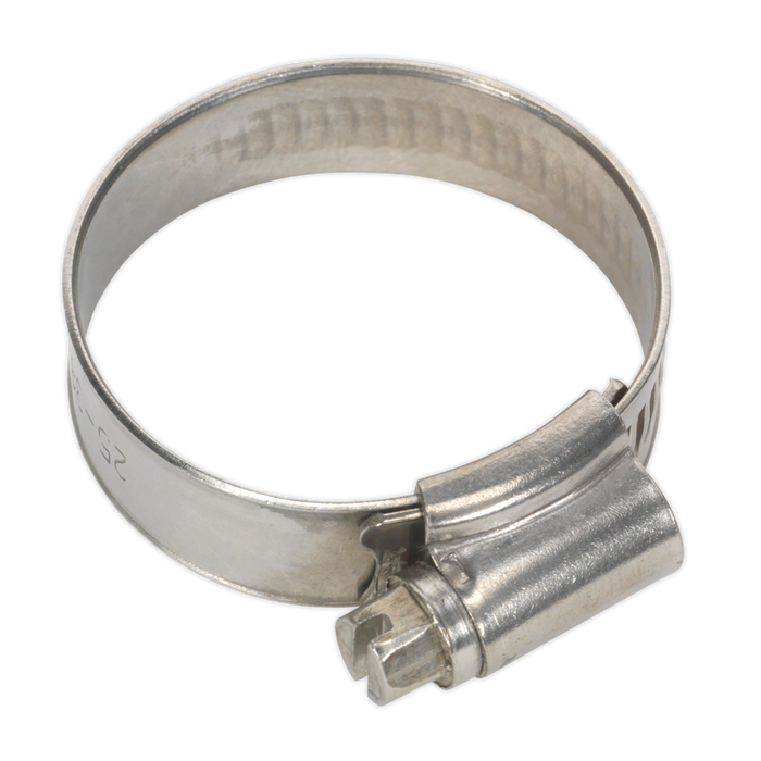 Sealey SHCSS1A Hose Clip Stainless Steel Ø25-38mm Pack of 10