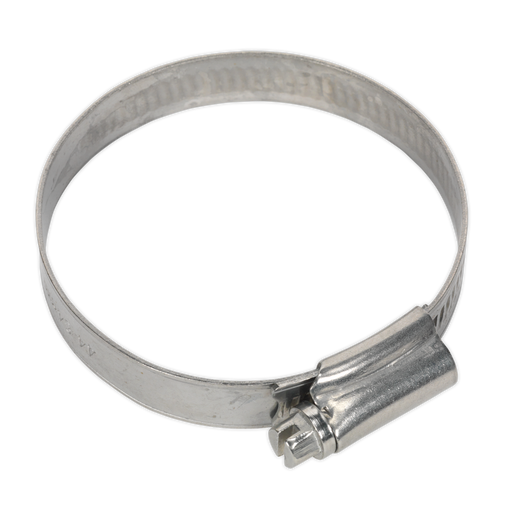 Sealey SHCSS2A Hose Clip Stainless Steel Ø44-64mm Pack of 10