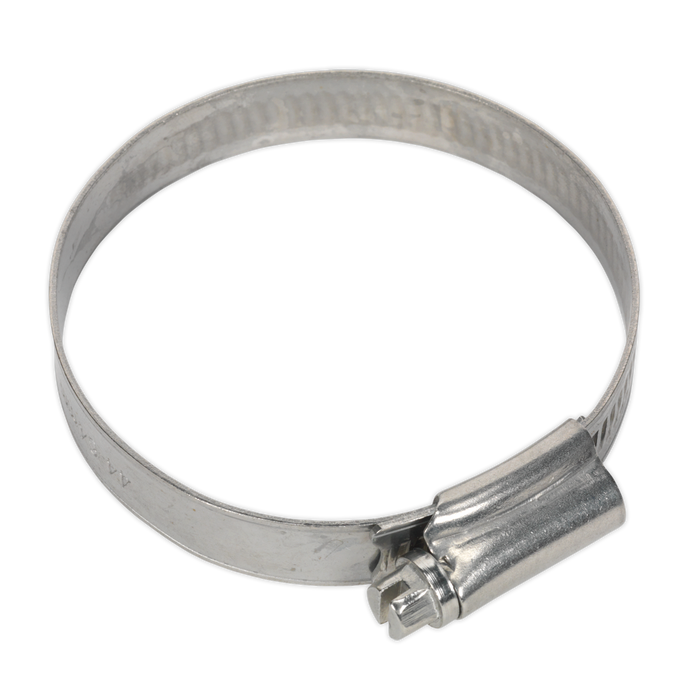 Sealey SHCSS2A Hose Clip Stainless Steel Ø44-64mm Pack of 10