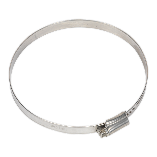 Sealey SHCSS5 Hose Clip Stainless Steel Ø110-130mm Pack of 5