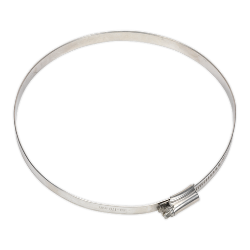Sealey SHCSS7 Hose Clip Stainless Steel Ø150-170mm Pack of 5