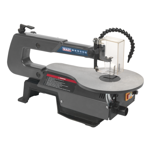 Sealey SM1302 Variable Speed Scroll Saw 406mm Throat 230V, Ex-Showroom, Grade B, 6 Months Warranty