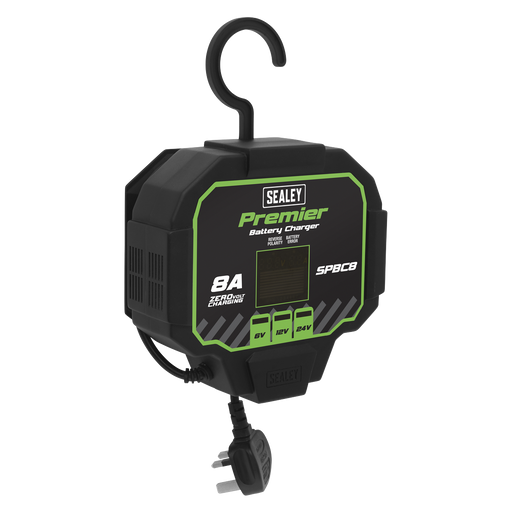 Sealey SPBC8 Battery Charger & Maintainer 8A Automatic