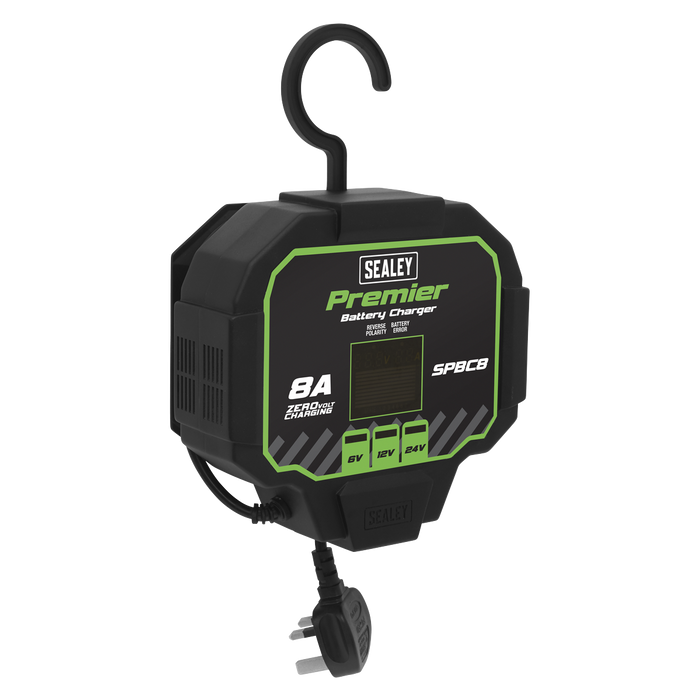 Sealey SPBC8 Battery Charger & Maintainer 8A Automatic
