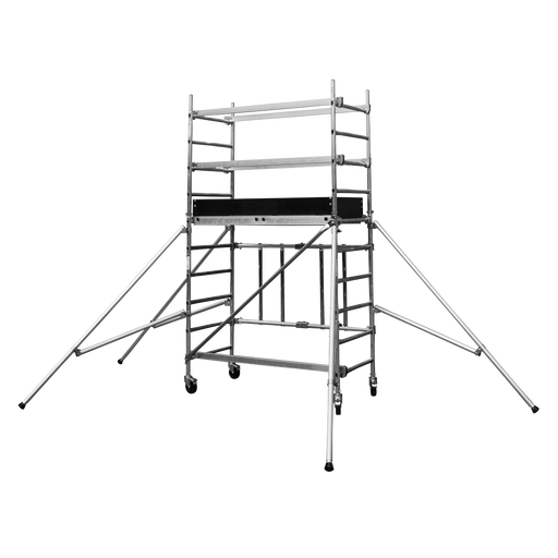 Sealey SSCL1 Platform Scaffold Tower EN 1004-1 - 3.6m Working Height, Refurbished, Grade C, 6 Months Warranty