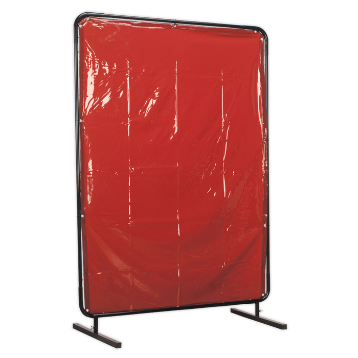 Sealey SSP99 Welding Workshop Curtain & Frame EN ISO 25980:2014 1.3 x 1.75m, Ex-Showroom, Grade B, 6 Months Warranty