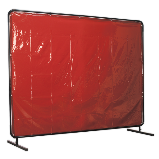 Welding Workshop Curtain to EN ISO ISO 25980:2014 & Frame 2.4 x 1.75m, SSP993, Sealey