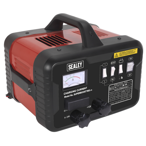 Sealey SUPERBOOST160 Starter/Charger 160/30Amp 12/24V 230V, Ex-Showroom, Grade B, 6 Months Warranty