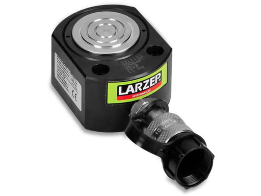 Larzep SX01011, 10 Tonne Capacity, 11 mm Stroke, Single-Acting Load Return, Low Profile Hydraulic Cylinder