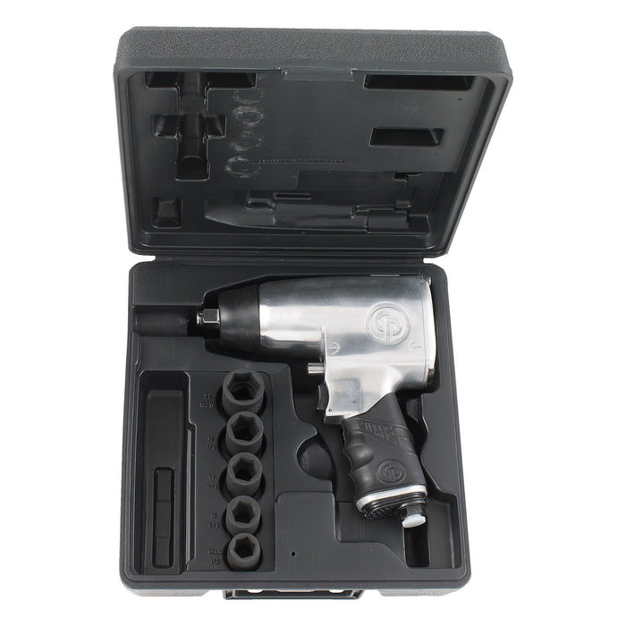 Chicago Pneumatic CP734H Kit Metric, Kit 1/2" Pneumatic Impact Wrench, 420 Nm Torque, 8400 Rpm Free Speed – T025164