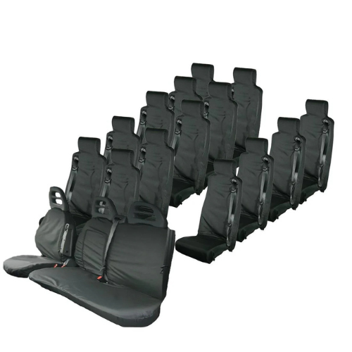 Seat Cover For Citroen Relay Minibus Passenger Right - Black, Town & Country - TA4041