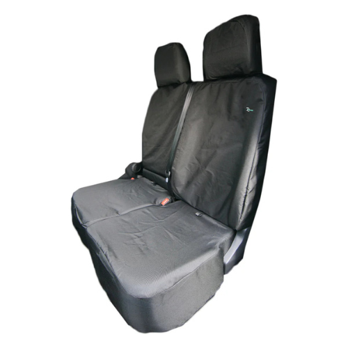 Seat Cover For Volkswagen Crafter 2017 Onwards - Fixed Double Passenger - Black, Town & Country - TA4089