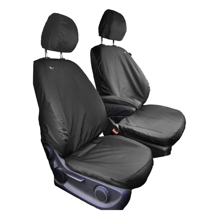 Mercedes Vito Front Seat Cover Set Driver & Passenger, Black - TA4324+TA4324 - Town & Country