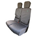 Seat Cover For Peugeot Partner III 2018 Onwards - Double Passenger - Black, Town & Country - TA4812