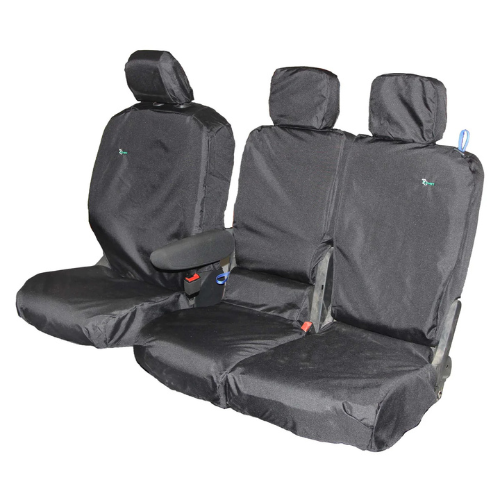 Seat Cover For Citroen Berlingo III 2018 Onwards - Double Passenger - Black, Town & Country - TA4812