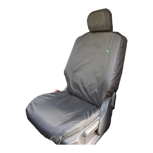 Peugeot Partner III 2018+ Single Passenger Seat Cover, Black - TA4829_A2 - Town & Country