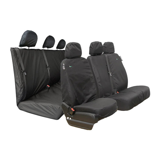 Seat Cover For Mercedes Sprinter 2018 Onwards, Front & Rear Set With Double Passenger & Rear Three Seat, Town & Country - TA6236+TA4690
