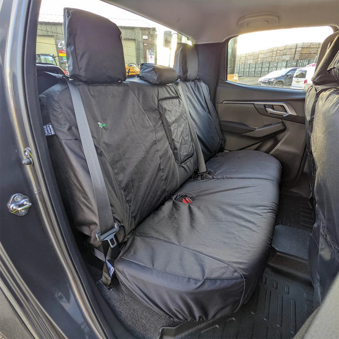 Isuzu D-Max 2021+ Rear Seat Cover Set, Black - TA6861_A1 - Town & Country