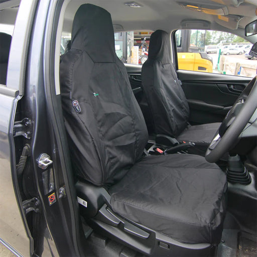 Isuzu D-Max 2021+ Front Seat Cover Set, Black - TA6878 - Town & Country