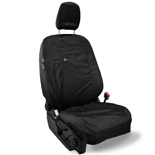 Seat Cover For Ford Transit Custom, Year 2024 Onwards, Driver Seat, Black, Town & Country - TA7967