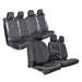 Seat Cover For Van, Ford Transit 2014 Onwards, Front & Rear Set, Town & Country - TCSBLK+TRD14BLK+TRC14BLK