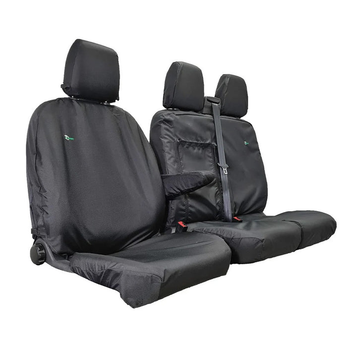 Ford Transit 2014+ Front Seat Cover Set, Black - TCSBLK+TRD14BLK - Town & Country