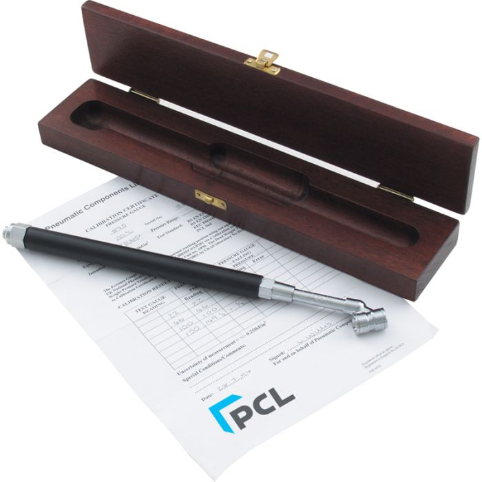 PCL TE60H01 Master Pressure Gauge, Twin Hold-On Head, 10-160 psi & 0.8-11 bar