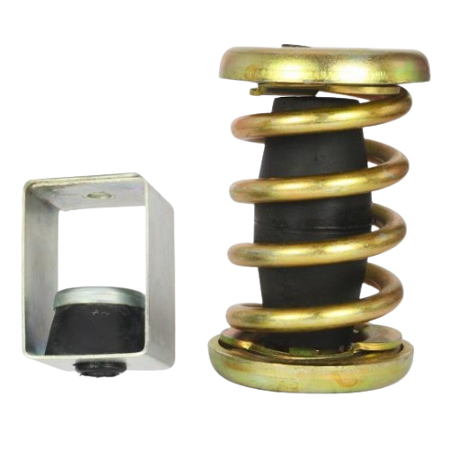 Spring Hanger - Anti-Vibration, Container Height 75mm, Maximum Deflection 24mm, Maximum Static Load 25Kg - TM25