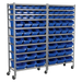 Sealey TPS72 Mobile Bin Storage System 72 Bins, Refurbished, Grade C, 6 Months Warranty