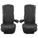 DAF CF XF 2013+ Driver & Passenger Seat Cover Set, Black - TR4911+TR4928 - Town & Country