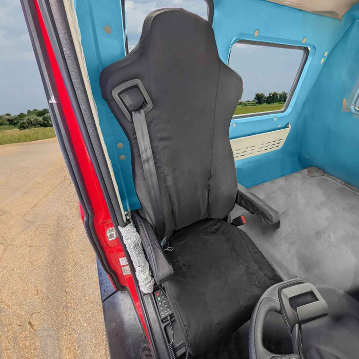 Iveco S-Way X-Way Truck Front Seat Cover, Black - TR7042+TR7141 - Town & Country