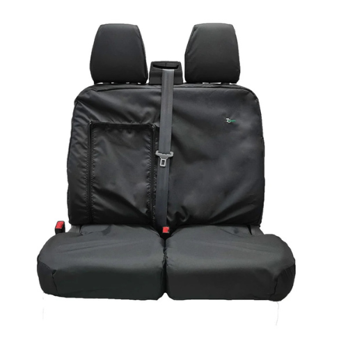 Seat Cover For Ford Transit/Chassis Cab/Tipper 2014 Onwards Double Passenger Seat - Black, Town & Country - TRD14BLK