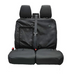 Seat Cover For Ford Transit/Chassis Cab/Tipper 2014 Onwards Double Passenger Seat - Black, Town & Country - TRD14BLK