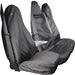 Ford Transit Pre-2013 Front Double Bench Seat Cover Set, Black - TRSBLK+TRDBLK - Town & Country