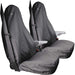 Ford Transit Pre-2013 Front Single Passenger Seat Cover, Black - TRSBLK+TRSBLK - Town & Country