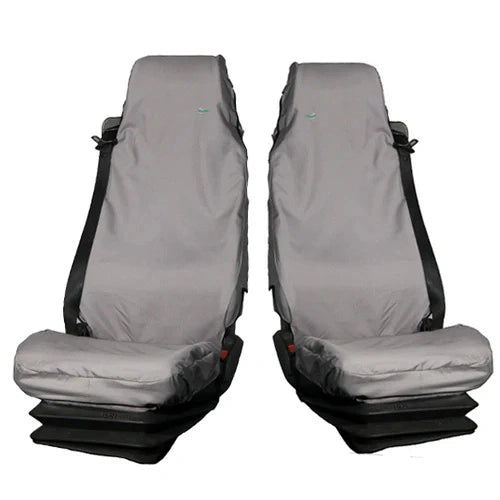 Seat Cover For Truck - Front Set - Driver & Passenger Passenger Seat, Grey, Town & Country - TRUSGRY+TRUSGRY
