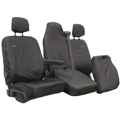 Seat Cover For Fiat Talento, Folding Double Passenger Seat, Black, Town & Country - TV02BLK
