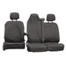 Seat Cover For Fiat Talento Combi, Non Folding Double Passenger Seat, Black, Town & Country - TV03BLK