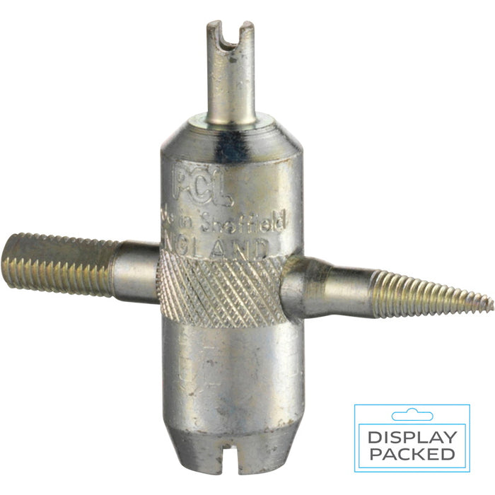 PCL TVT05 4-in-1 Tyre Valve Tool (Display Packed)