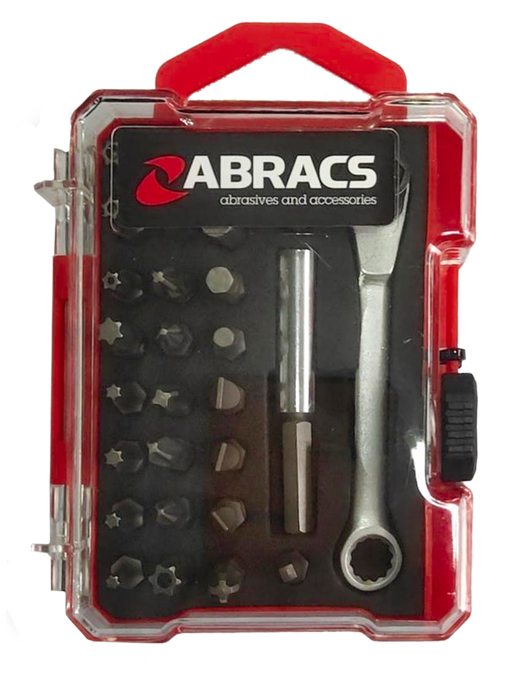 Abracs 29pc S/D Bit & Ratchet Set Pack of 1, TXSET29