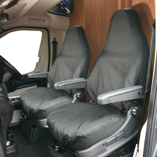 Motorhome Seat Cover For Van, Driver or Passenger Single Seat - Blue, Town & Country - UN3822