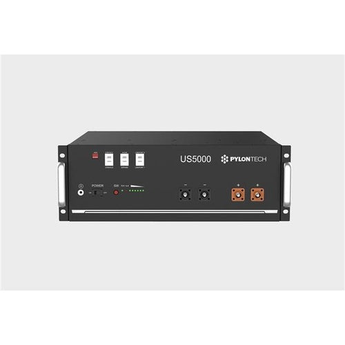 Pylontech US5000 Lithium Ion Phosphate Battery 48V 4.8kWh, 7 Years Warranty