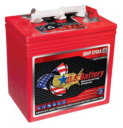 US 2200DT XC2 Deep cycle Monobloc Battery 6V 232Ah, 1 Year Warranty