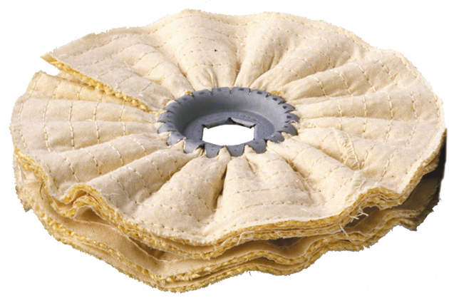 Osborn Folded Buff EKK D150mm, Sisal/Cloth with 20mm Bore and 14mm Adapter - 8203150944