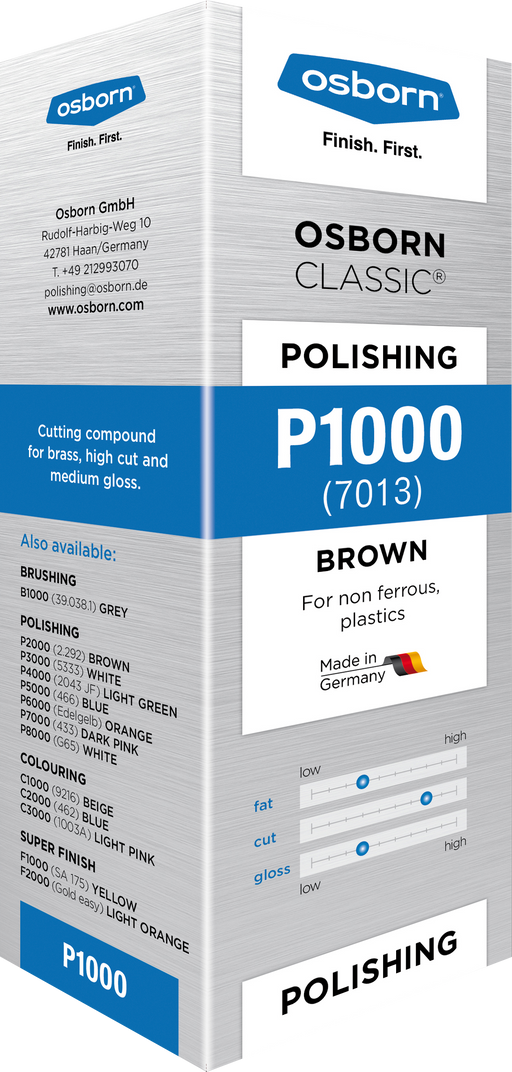 Classic Compound - P1000 Classic Series, LBOX Packaging, Osborn - L779007013