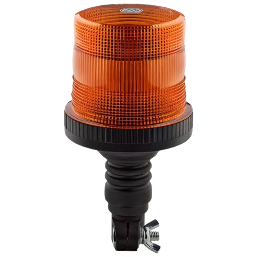 Beacon - Amber Lens, LED Compact, R65 Rated, 12-80V, Flexi DIN Fixing, LAP Electrical - VLKB040