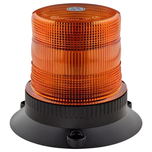 Beacon - Amber Lens, LED Compact, R65 Rated, 12-80V, 3 Point Fixing, LAP Electrical - VLKB050